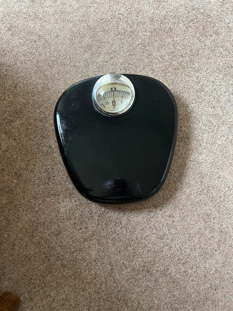 vintage weegschaal Krups, Ophalen, Gebruikt, Analoog, 100 kg of meer