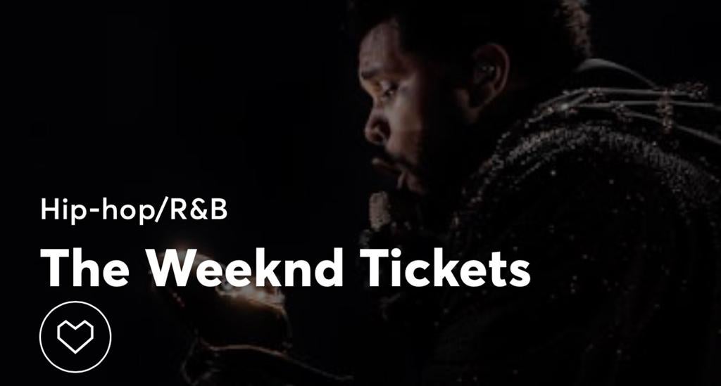 2 tickets The Weeknd: After Hours Til Dawn Tour, Twee personen, Juli