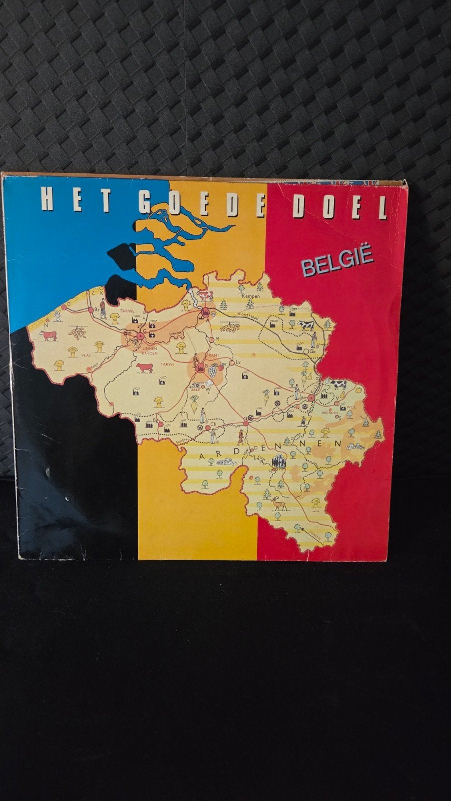 Het Goede Doel België - Landkaart, Ophalen of Verzenden