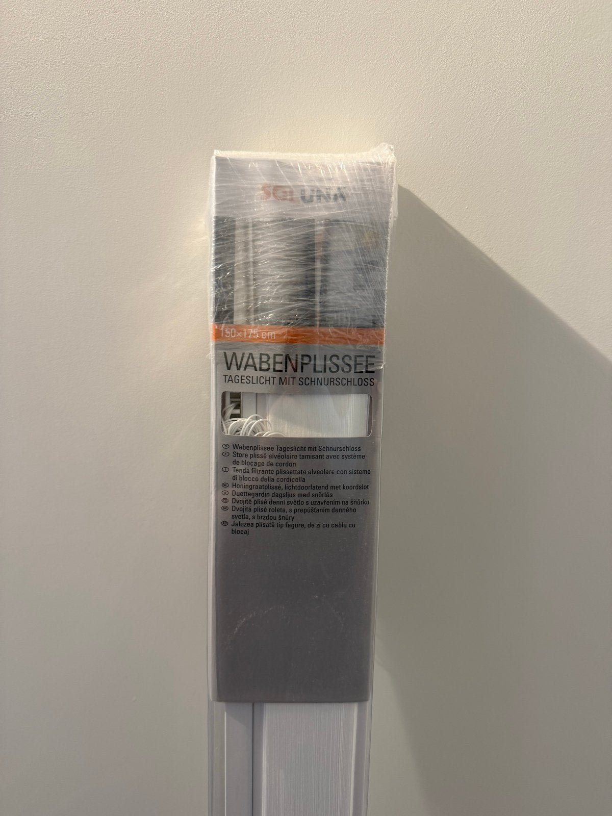 Nieuw Soluna Plisségordijn Wit 150x175 cm, Ophalen, Overige merken, Wit, Nieuw