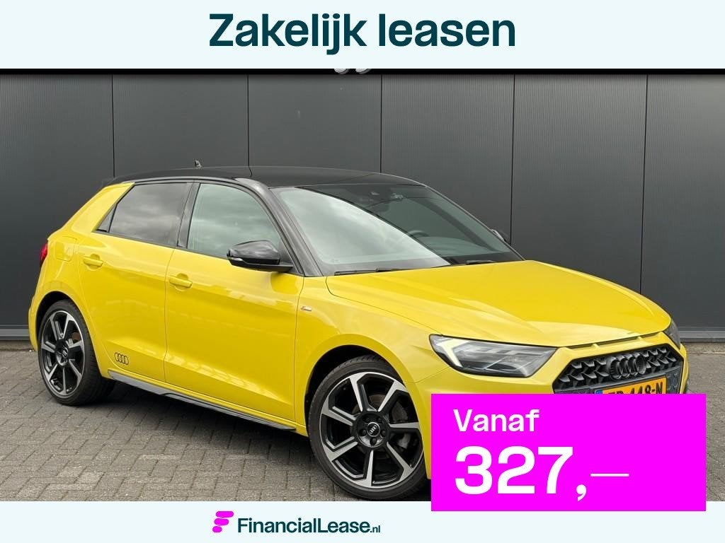 Audi A1 SB 30 TFSI S Line Edition One LED Navi Virtual Carpl, Voorwielaandrijving, Dealer onderhouden, 116 pk, Bedrijf
