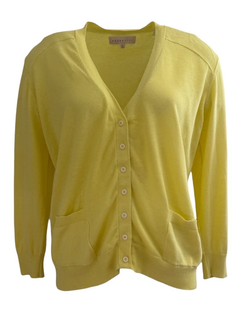 Essentiel Antwerp vest L, Maat 38/40 (M), Geel, Ophalen of Verzenden, Zo goed als nieuw