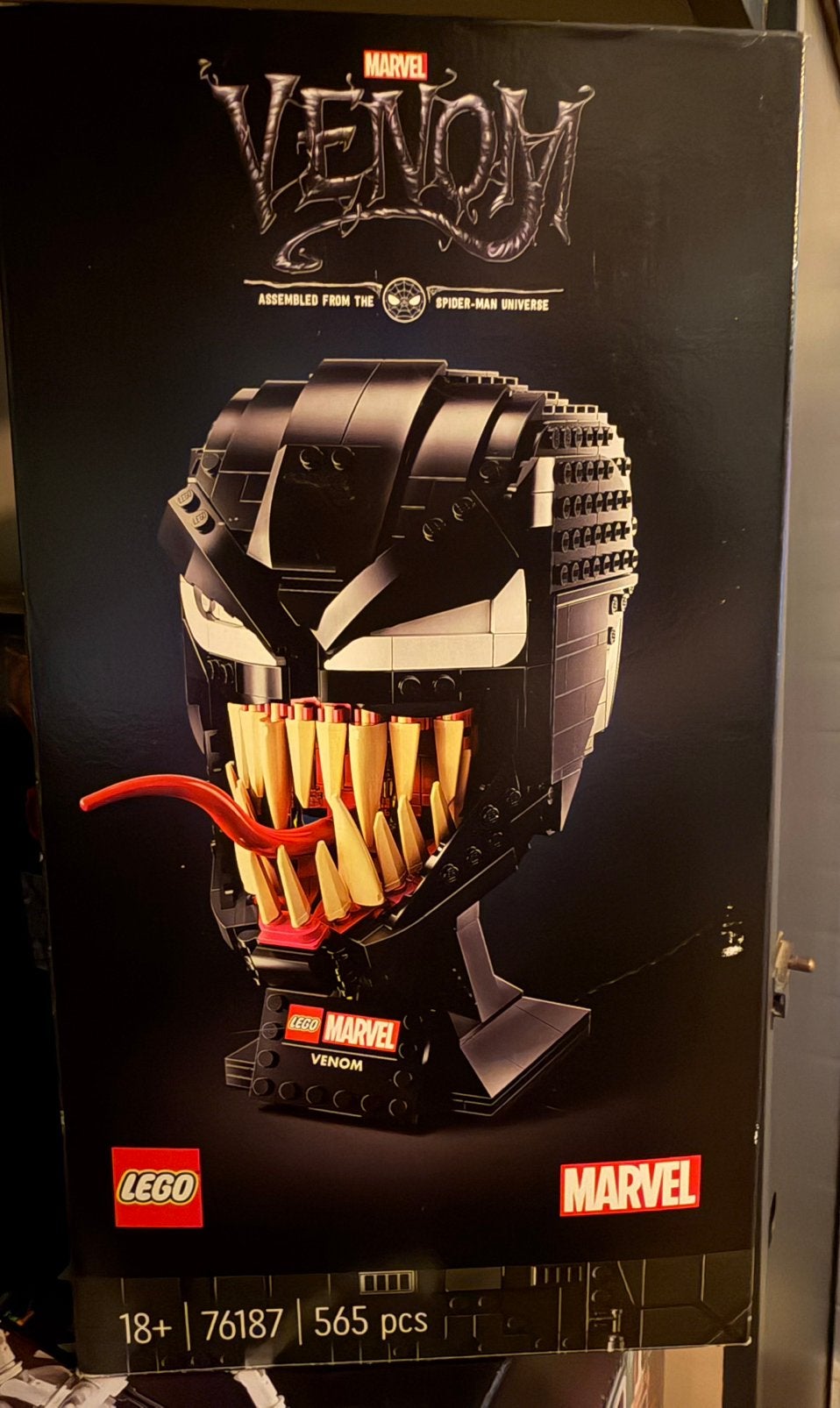 Lego 76187 masker venom, Ophalen of Verzenden, Zo goed als nieuw