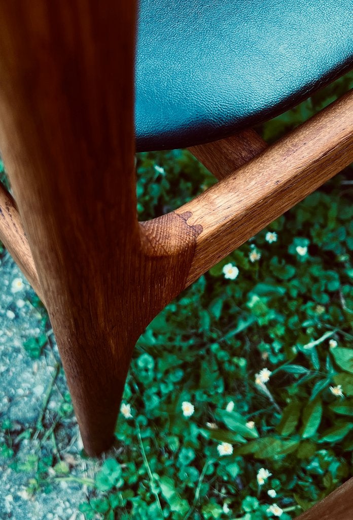 Set van 2 Erik Buch stoelen - model 49 - TEAK vintage, Ophalen of Verzenden