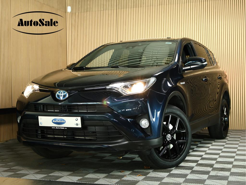 Toyota RAV4 2.5 Hybrid 2WD Dynamic AUTOM CRUISE NAVI BT CLIM, Auto's, Toyota, Stof, Gebruikt, Zwart, Blauw