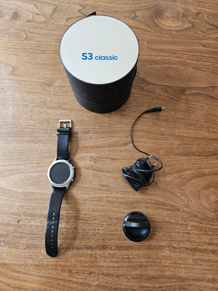 Samsung smartwatch Gear S3 Classic, Ophalen, Gebruikt, Zwart, Android