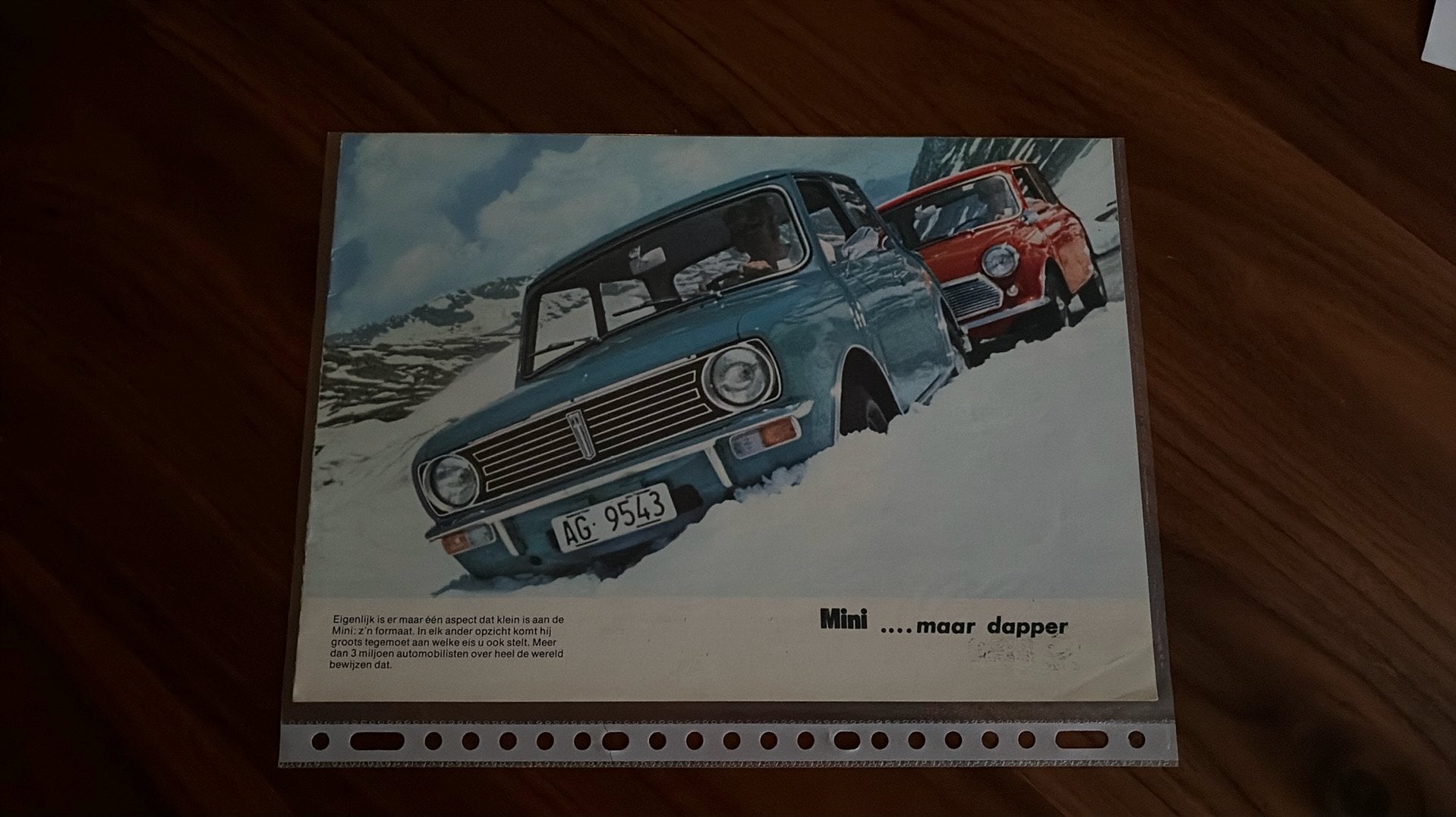 Mini brochure, Ophalen of Verzenden, Gelezen, Overige merken