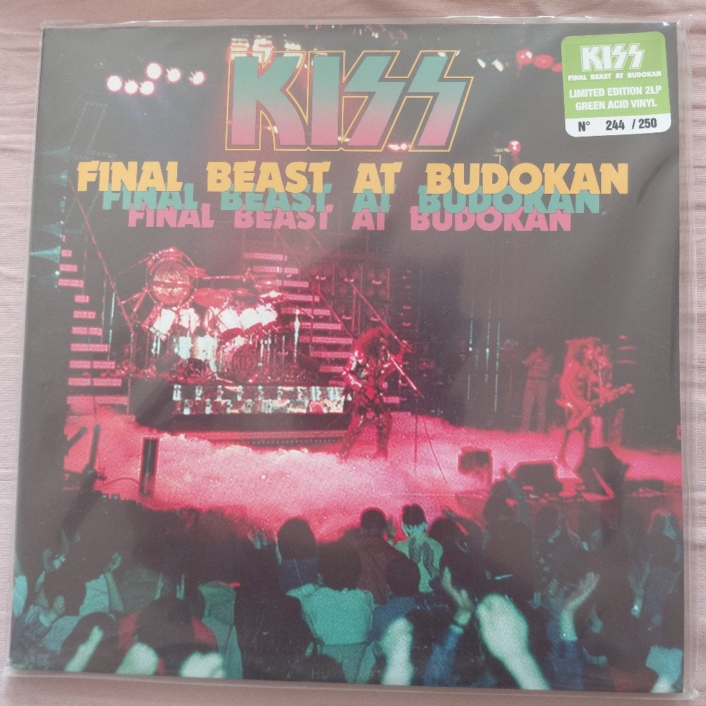 Kiss Final Beast At Budokan 1977 Numbered 2lp on Green vinyl, Verzenden, Originele persing, 12 inch, 1970 - 1979