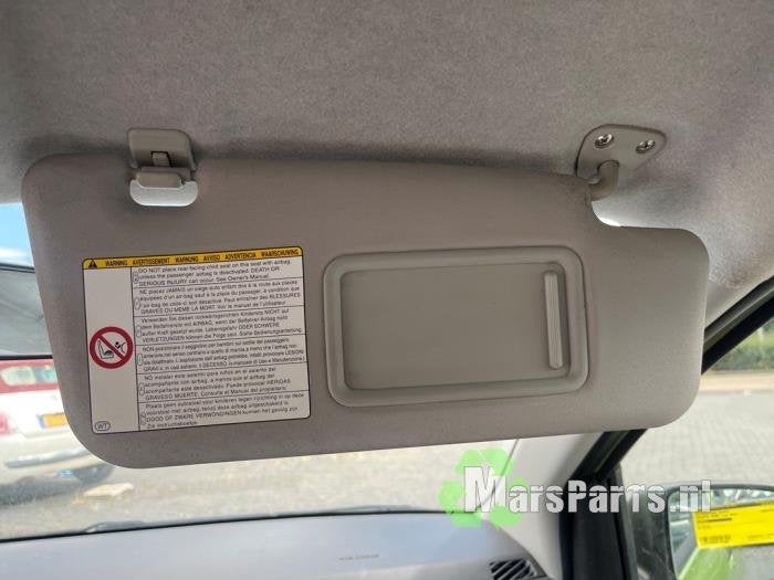 Zonneklep van een Daihatsu Cuore, Auto-onderdelen, Interieur en Bekleding, Gebruikt, Daihatsu, -, -
