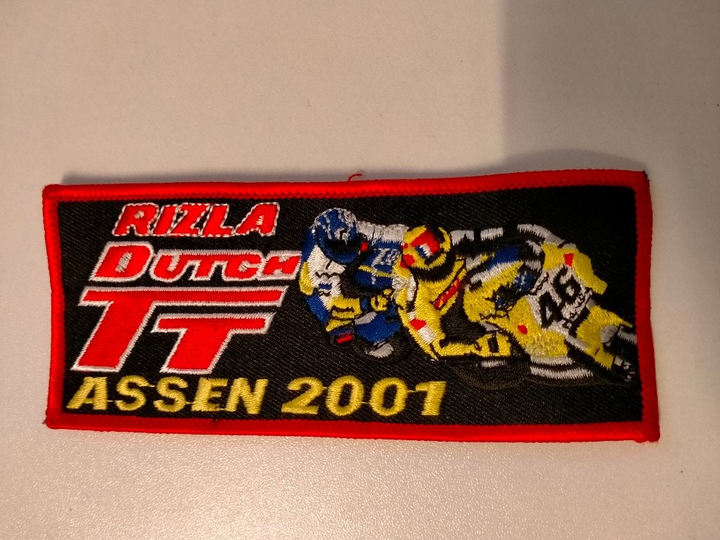 Rizla Dutch TT Assen 2001 motor patch embleem logo, Verzenden, Nieuw, Auto's