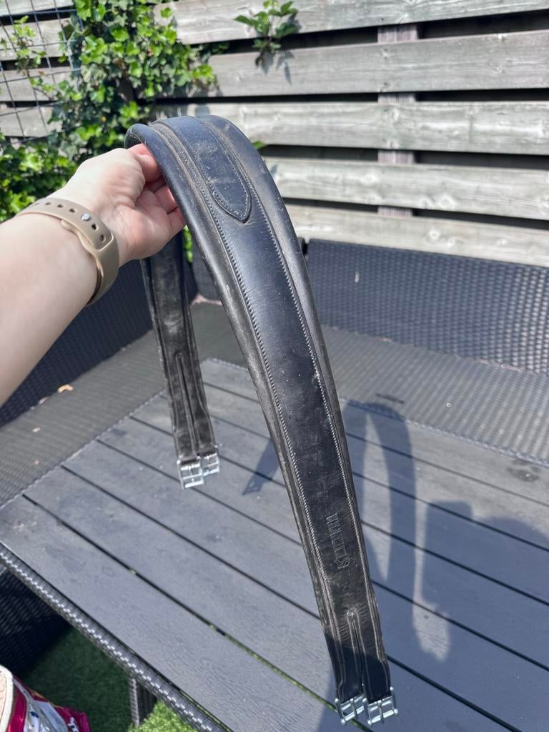 Kieffer leren singel 130 cm, Ophalen of Verzenden, Gebruikt