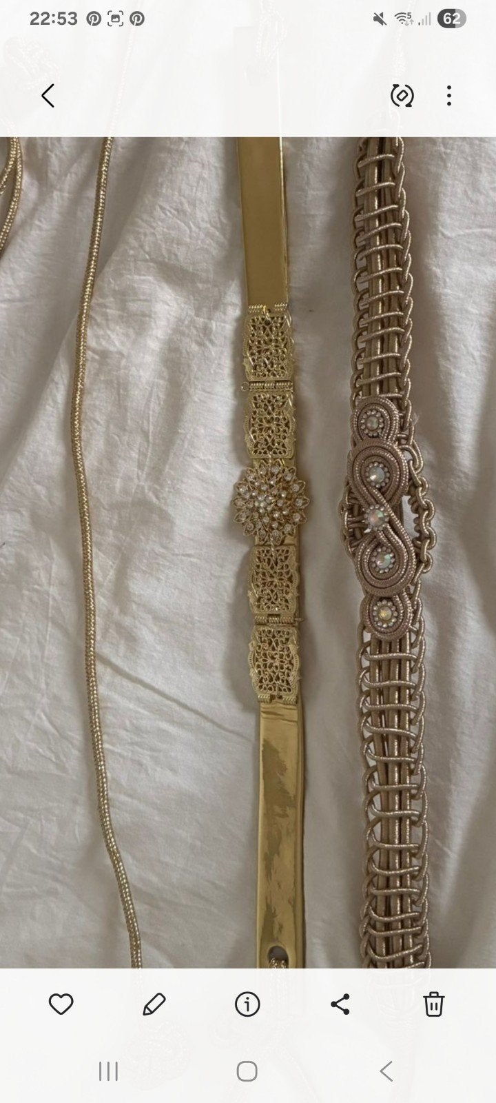 takchita riemen lengte 145 cm, Ophalen of Verzenden, Zo goed als nieuw, Overige kleuren, 100 cm of meer