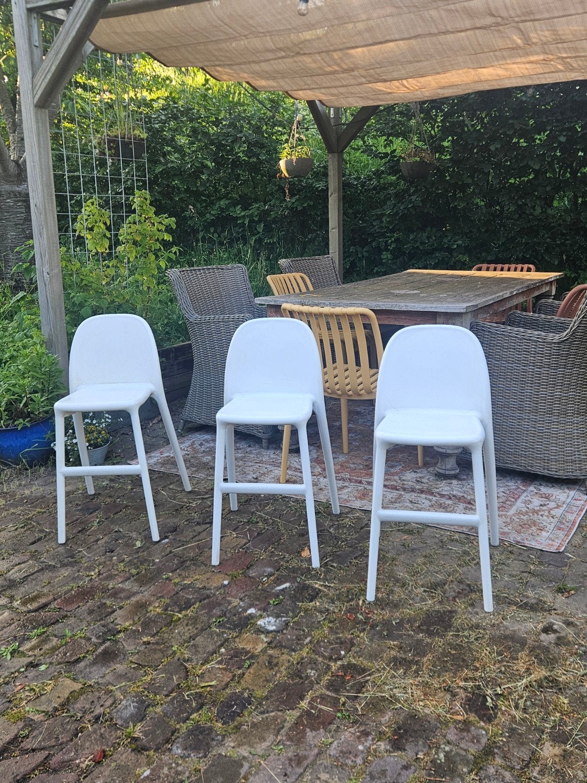 IKEA Urban kinderstoelen - Wit, Kinderen en Baby's, Kinderstoelen, Gebruikt, Overige typen, Ophalen of Verzenden