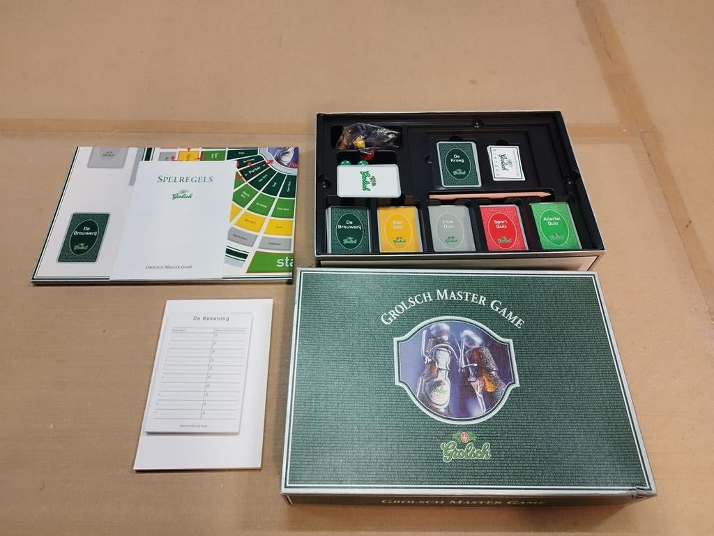 Grolsch Master Game Bordspel - compleet, Ophalen of Verzenden, Zo goed als nieuw