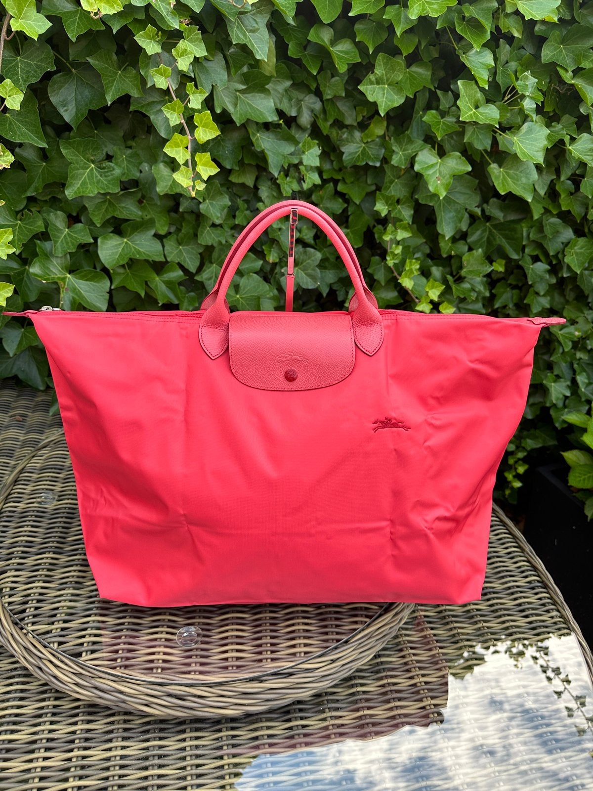 Longchamp Le Pliage Reistas | Koraal | 34x62 cm, Sieraden, Tassen en Uiterlijk, Tassen | Reistassen en Weekendtassen, Ophalen