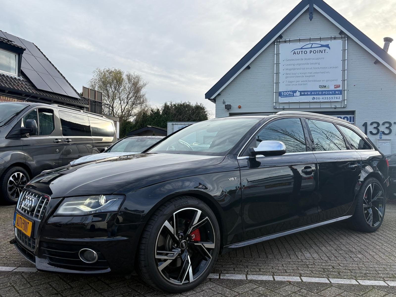 Audi S4 3.0 V6 QUATTRO TURBO 333PK/NAVI/XENON/PDC, Auto's, Automaat, Gebruikt, Zwart, 2995 cc