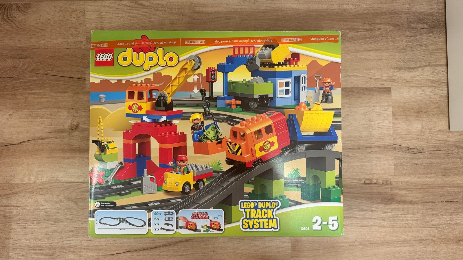 Lego Duplo Track System 10508 - Trein met spoor, Ophalen, Overige thema's, Nieuw, Compleet