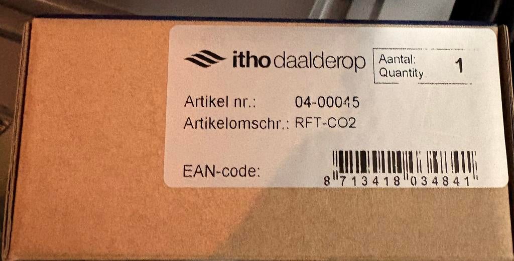 Itho Daalderop rft co2sensorbediening, Verzenden, Nieuw, Ventilator en Afzuiger