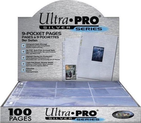 Ultra Pro 9-Pocket bladen 100-delig, Ophalen of Verzenden, Nieuw, Sleeves of Kaarthoesjes