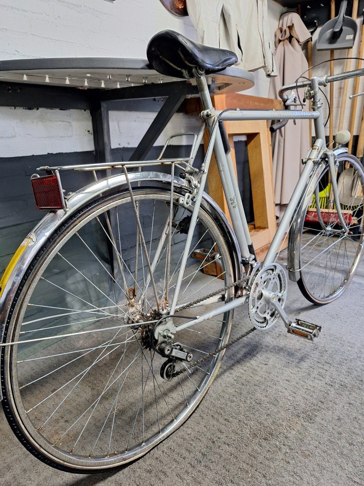Vintage Peugeot 103 carbolite racefiets - Goede staat, Gebruikt, Velgrem, Versnellingen, 53 tot 57 cm