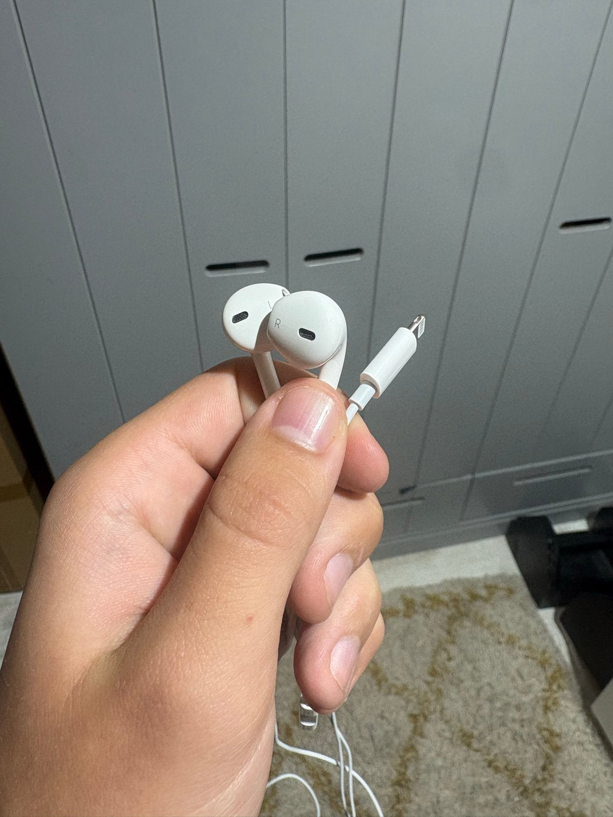 Apple EarPods met Lightning-connector, In-ear, Ophalen of Verzenden, Zo goed als nieuw, Wit