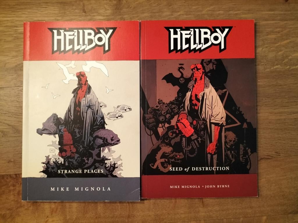 Hellboy graphic novels, Boeken, Strips | Comics, Gelezen, Amerika, Mike Mignola, Ophalen of Verzenden