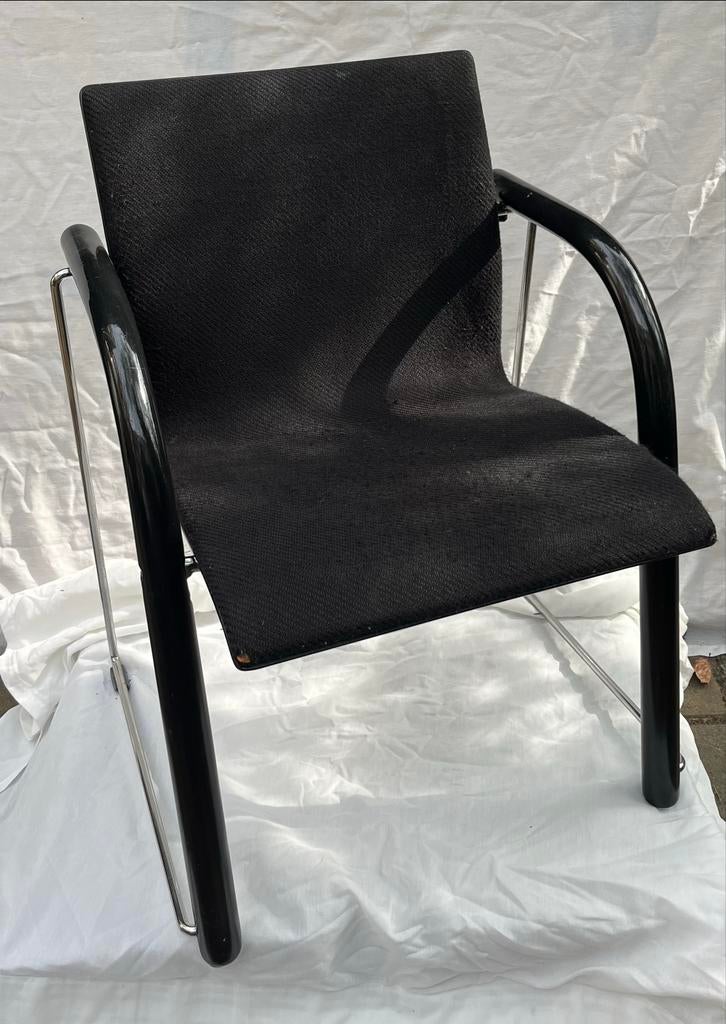 Thonet stoelen Wulf Schneider set van 6, Huis en Inrichting, Ophalen, Gebruikt, Zwart, Vijf, Zes of meer stoelen