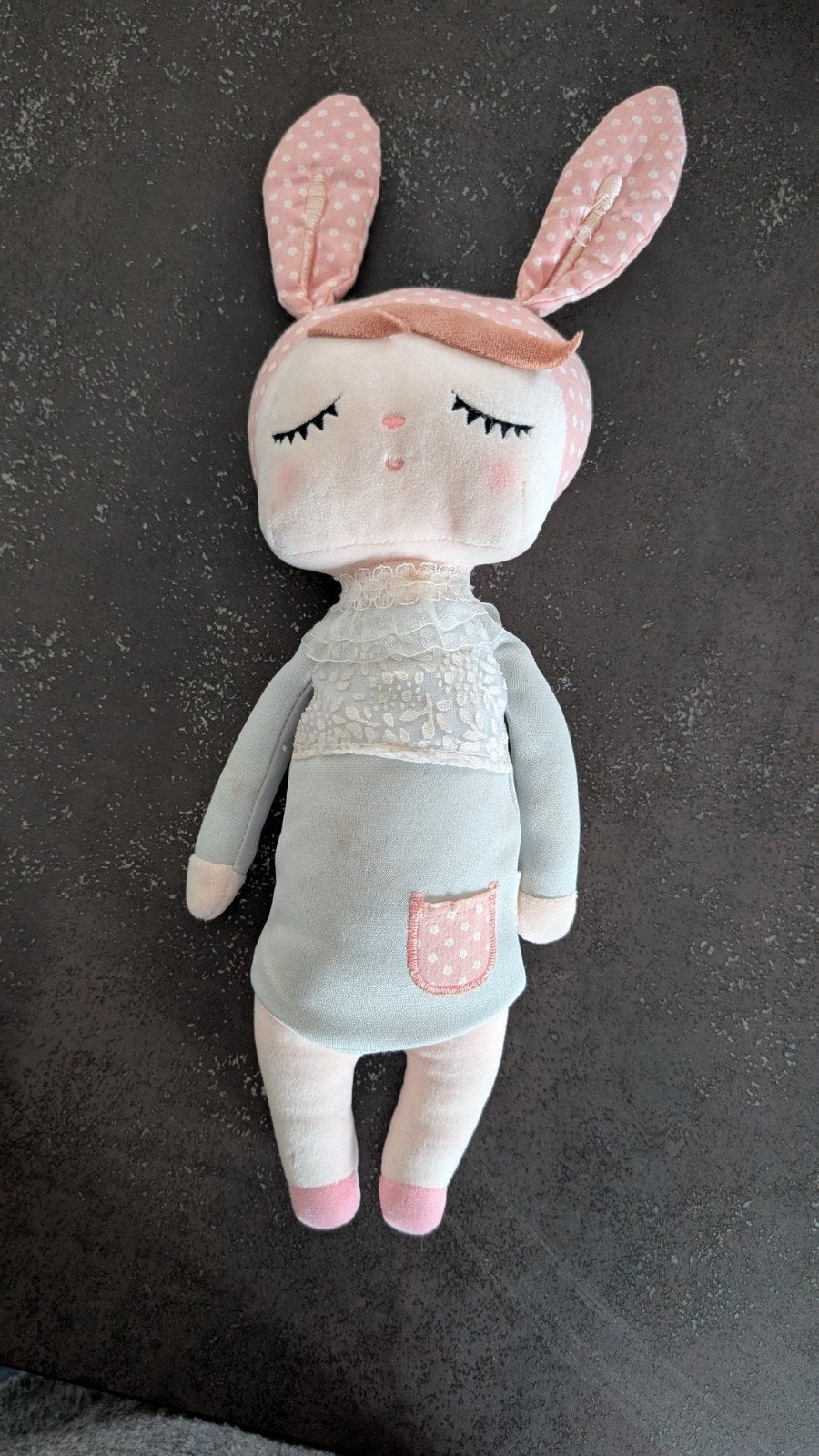 Metoo Angela pop - Lapin doll - Mintgroen jurkje, Ophalen of Verzenden, Gebruikt, Overige typen