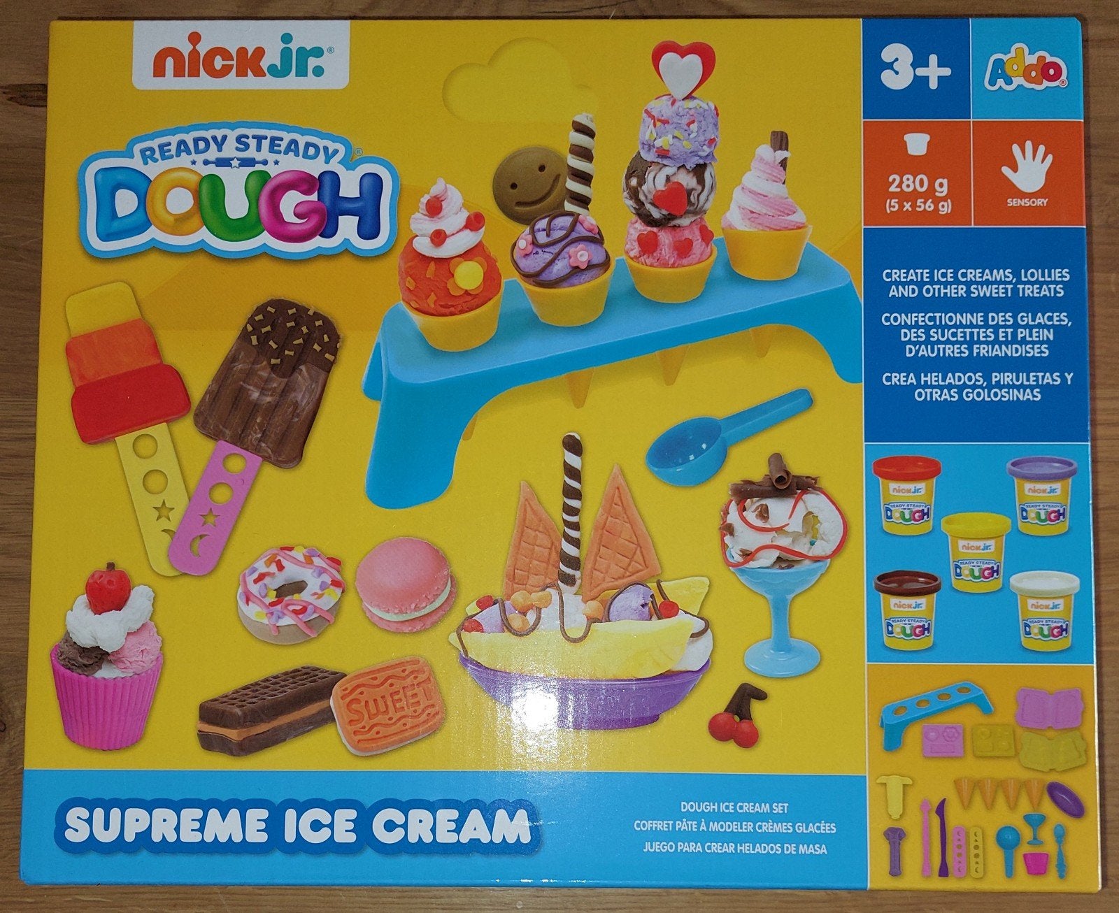 Nieuwe Nick Jr. Ready Steady Dough Supreme Ice Cream Kleiset, Ophalen of Verzenden, Nieuw, Knutselen