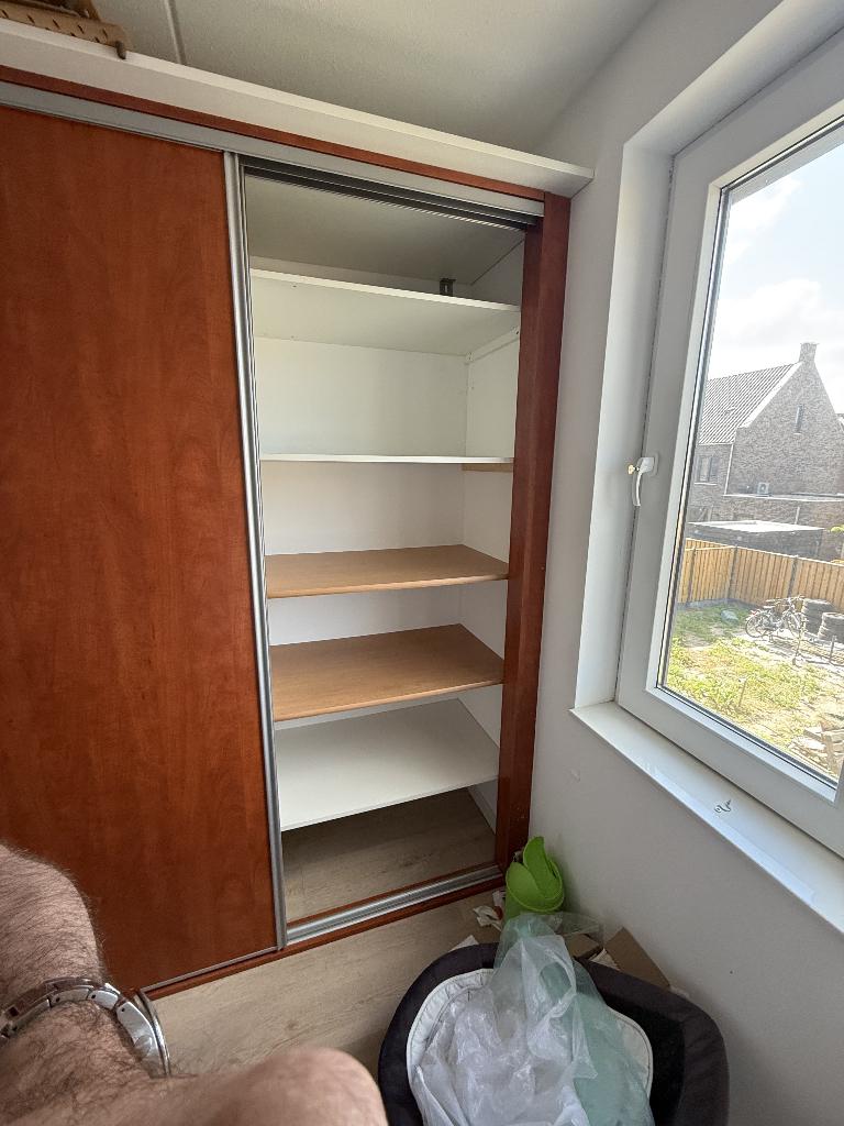 Grote kast met schuifdeuren, Huis en Inrichting, Kasten | Kledingkasten, Ophalen, Met deur(en), 200 cm of meer, 150 tot 200 cm