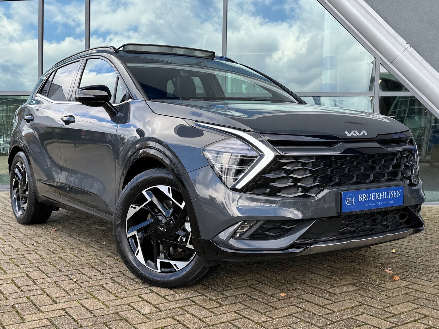Kia Sportage 1.6 T-GDi Plug-in Hybrid AWD GT-PlusLine 265pk, Automaat, Gebruikt, Zwart, 4 cilinders