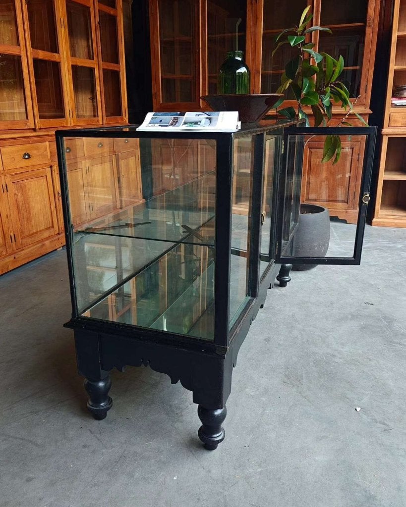 Antieke toonbank | Museumkast, Winkelvitrine | Display #7108, Ophalen of Verzenden