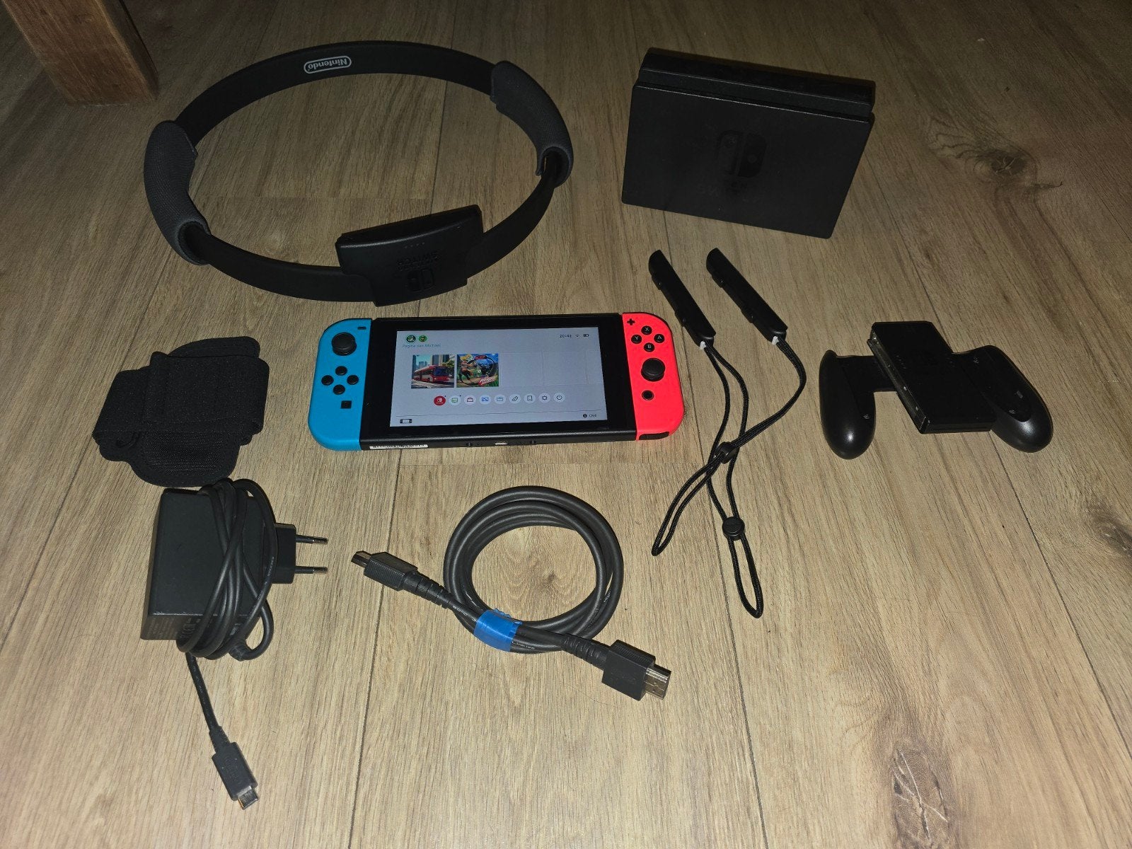 Complete Nintendo Switch V2 met Ring Fit en Bus Simulator!, Switch 2019 Upgrade, Met games, Met 2 controllers, Ophalen of Verzenden
