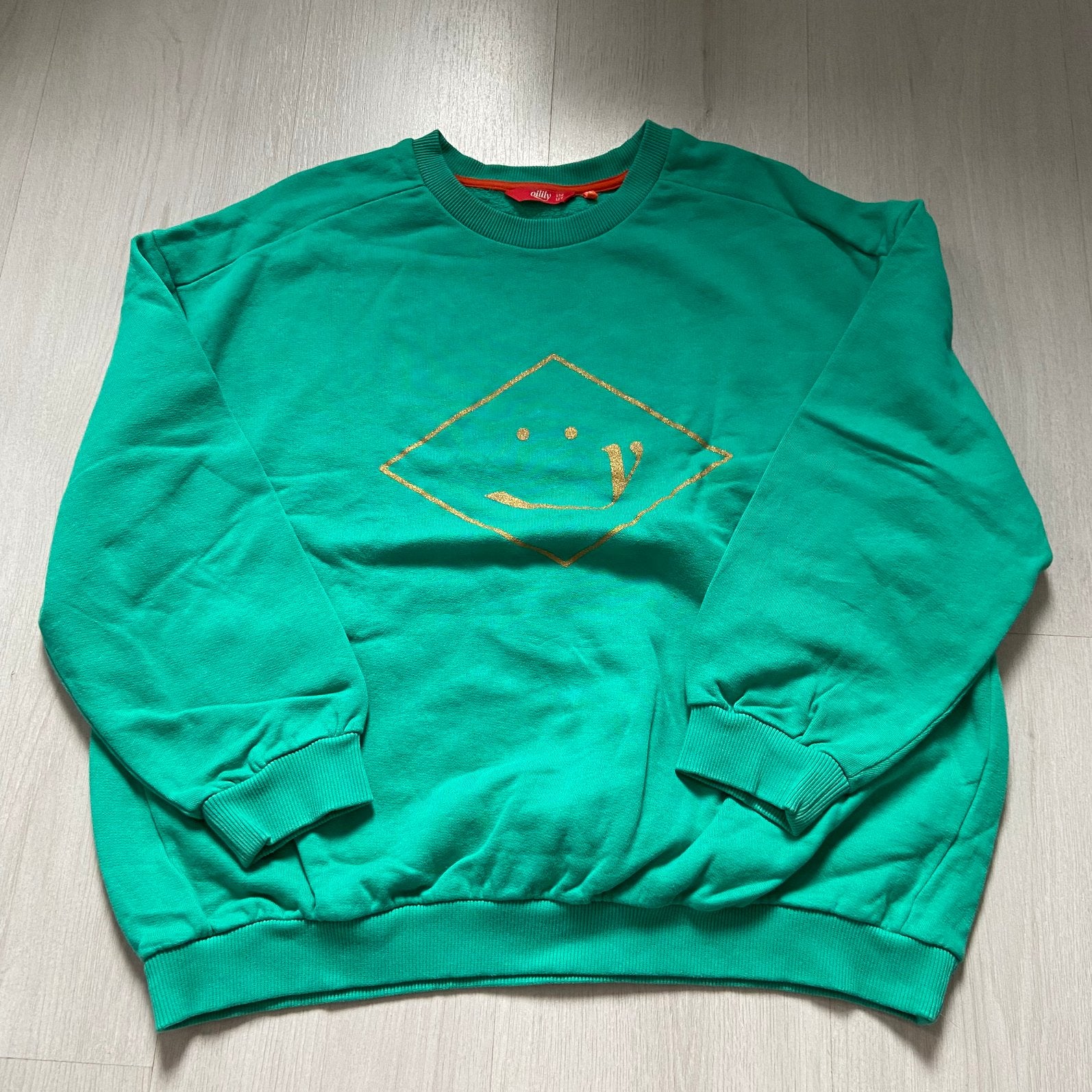 mintgroene OILILY trui mt 152, Verzenden, Zo goed als nieuw, Meisje, Trui of Vest