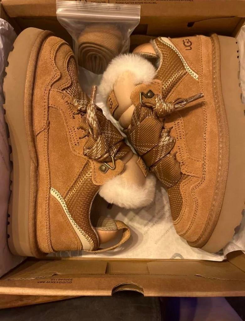 Nieuwe UGG Lowmel sneakers - Maat 38, Ophalen of Verzenden, Zo goed als nieuw, Bruin, Sneakers of Gympen
