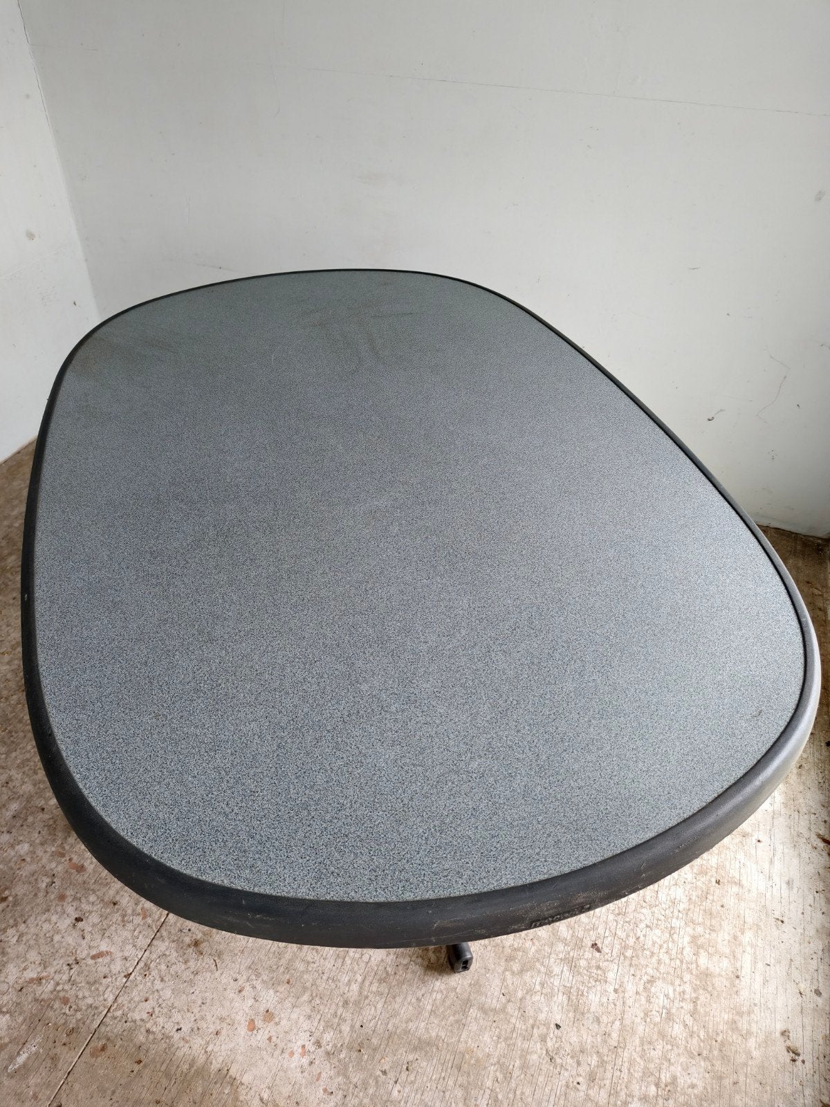 Camping tafel inklapbaar ovaal antraciet, Ophalen, Gebruikt, Ovaal, Metaal