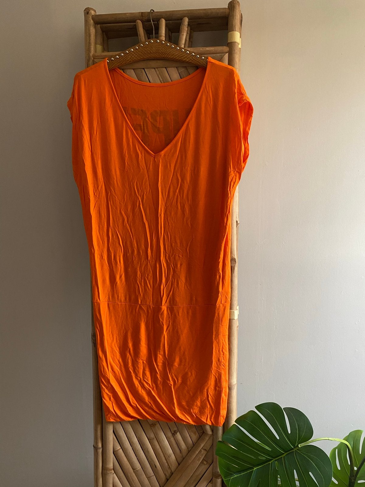 Oranje Supertrash jurkje - WK outfit - Universele maat, Kleding | Dames, Maat 38/40 (M), Oranje, Ophalen of Verzenden, Zo goed als nieuw