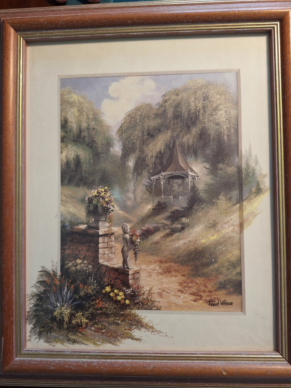 Twee Romantische Landschappen van Fred W. Williams, Antiek en Kunst, Doek, Realistisch, Origineel werk, Ophalen of Verzenden