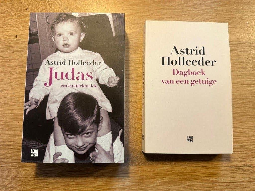 Astrid Holleeder Judas en Dagboek van een getuige 2 boeken, Ophalen of Verzenden, Gelezen, Overige