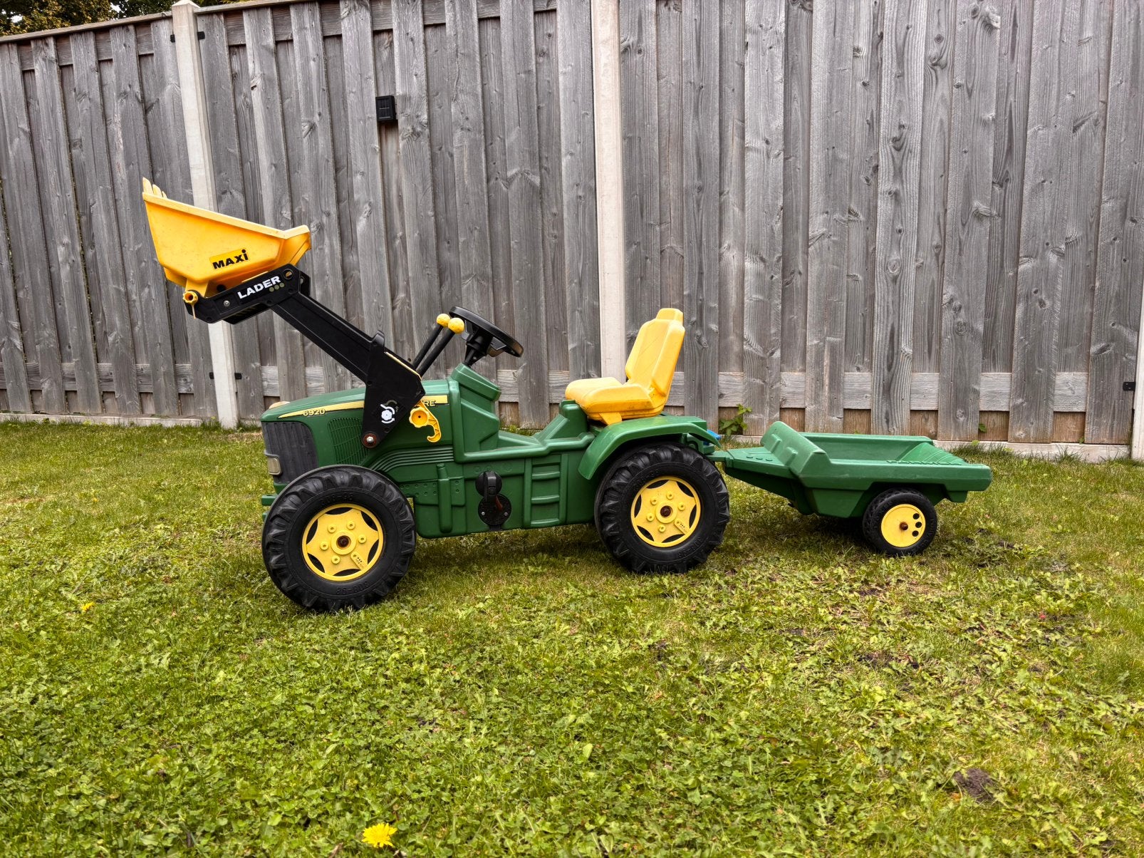 John Deere Traptrekker, Ophalen, Gebruikt, Overige merken, Met kar of aanhanger