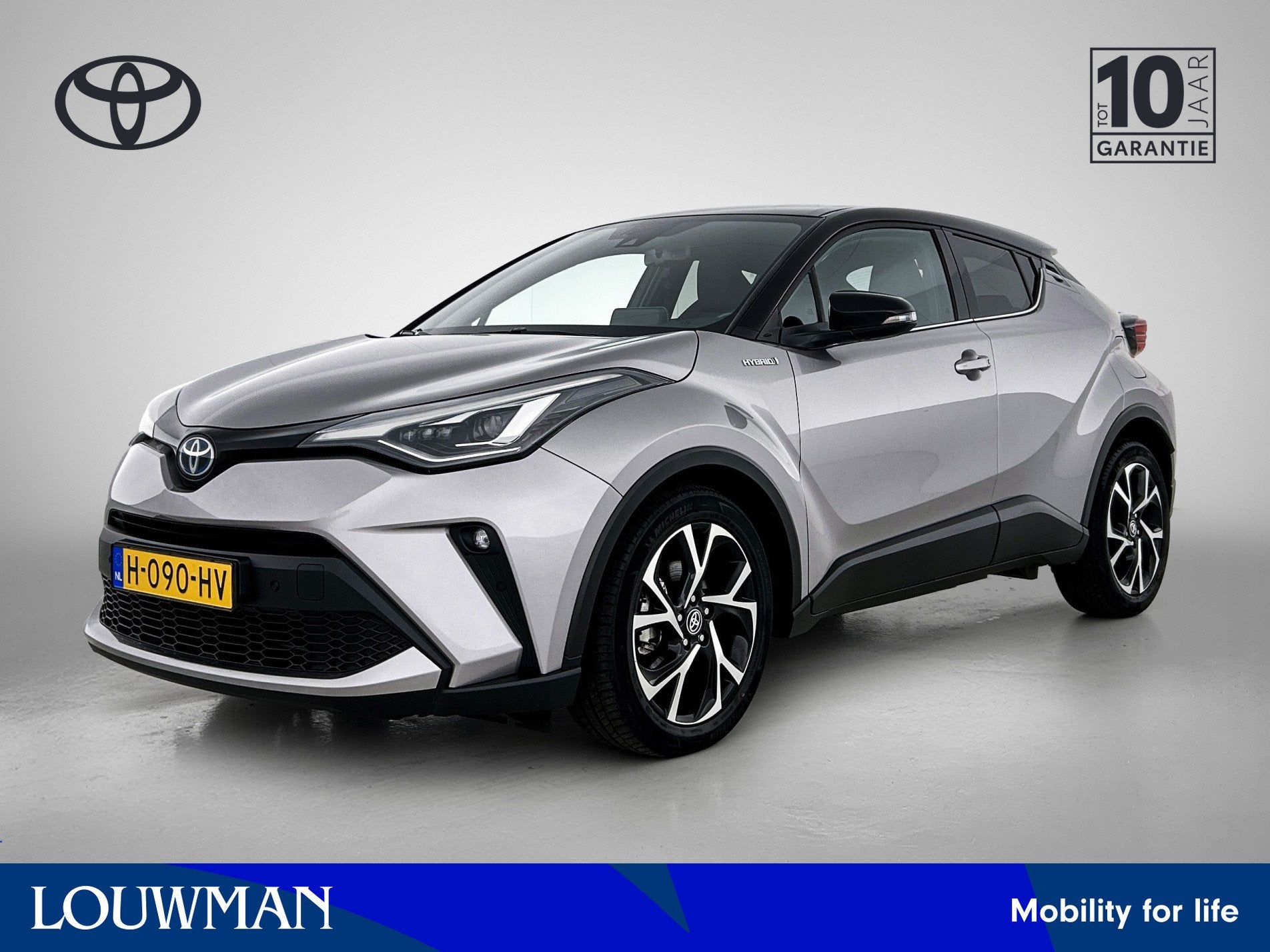 Toyota C-HR 1.8 Hybrid First Edition (bj 2020, automaat), 12 maanden, Stof, 4 cilinders, Origineel Nederlands