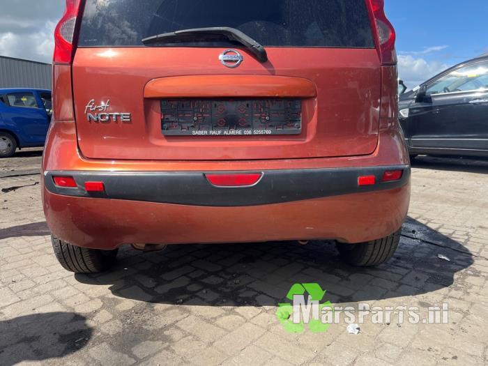 Achterbumper van een Nissan Note, Gebruikt, -, -, Ophalen of Verzenden