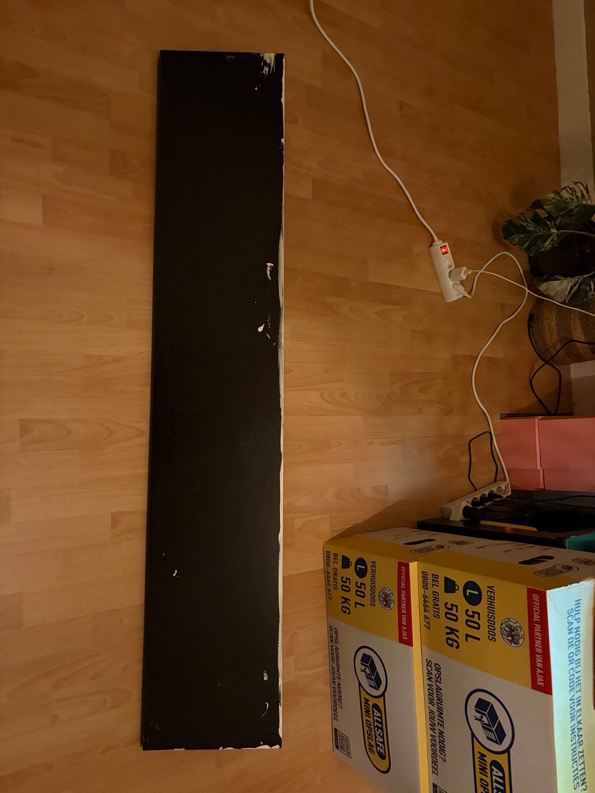 Gratis!! IKEA EKBY HALL plank met beugels, Ophalen, Gebruikt