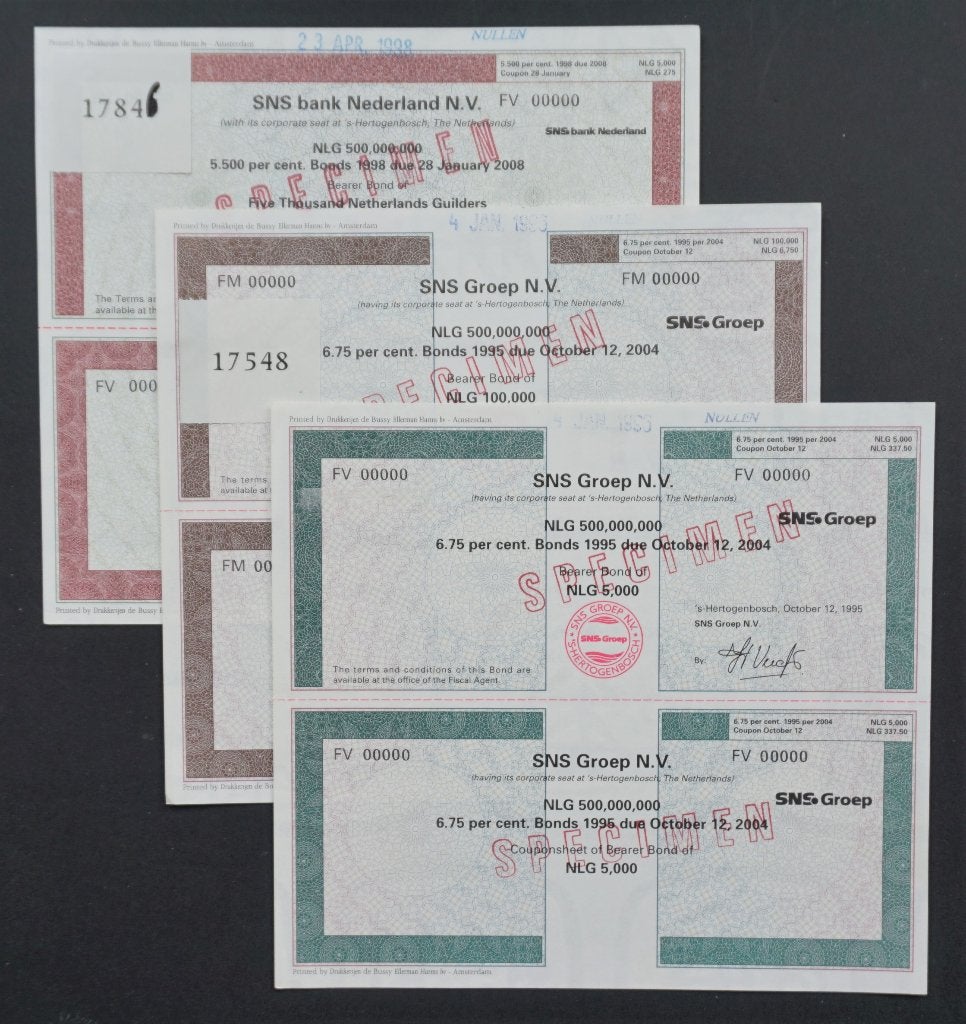 SNS Groep / SNS Bank Nederland (nu Volksbank) 1995/1998, Verzenden, 1970 tot heden, Aandeel