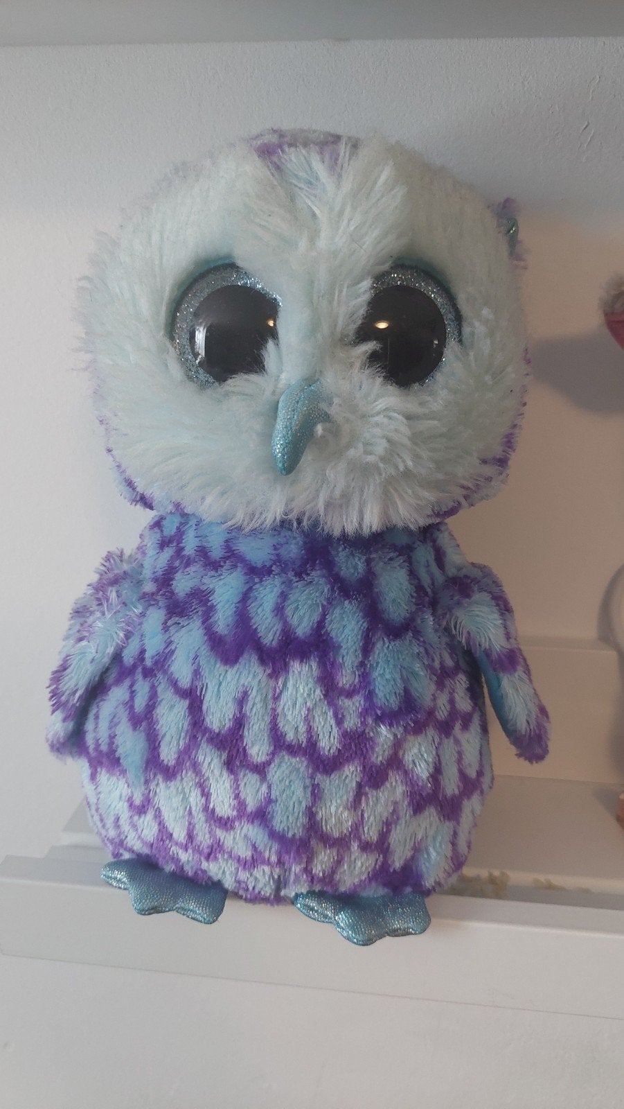 Ty uil knuffel, Overige typen, Ophalen of Verzenden, Zo goed als nieuw, Middelgroot (20 tot 80 cm)