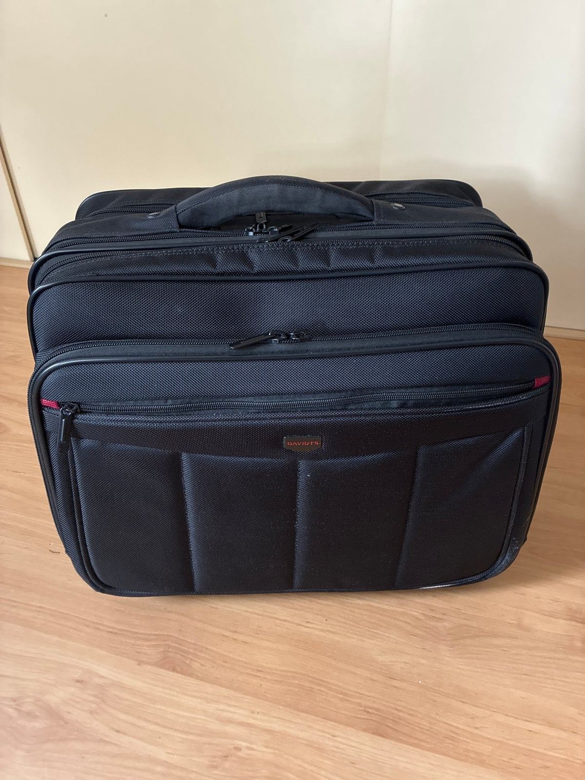Zo goed als nieuwe Davidts laptoptas/trolley, 40 tot 60 cm, 30 cm of meer, Zwart, Ophalen of Verzenden