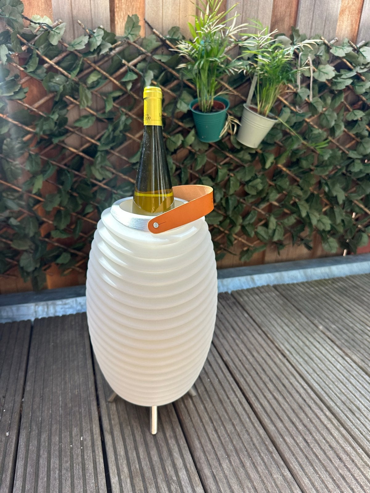 Kooduu Synergy 35 LED Lamp, Bluetooth Speaker & Wijnkoeler, Wit, Overige merken, Kunststof, Overige fittingen