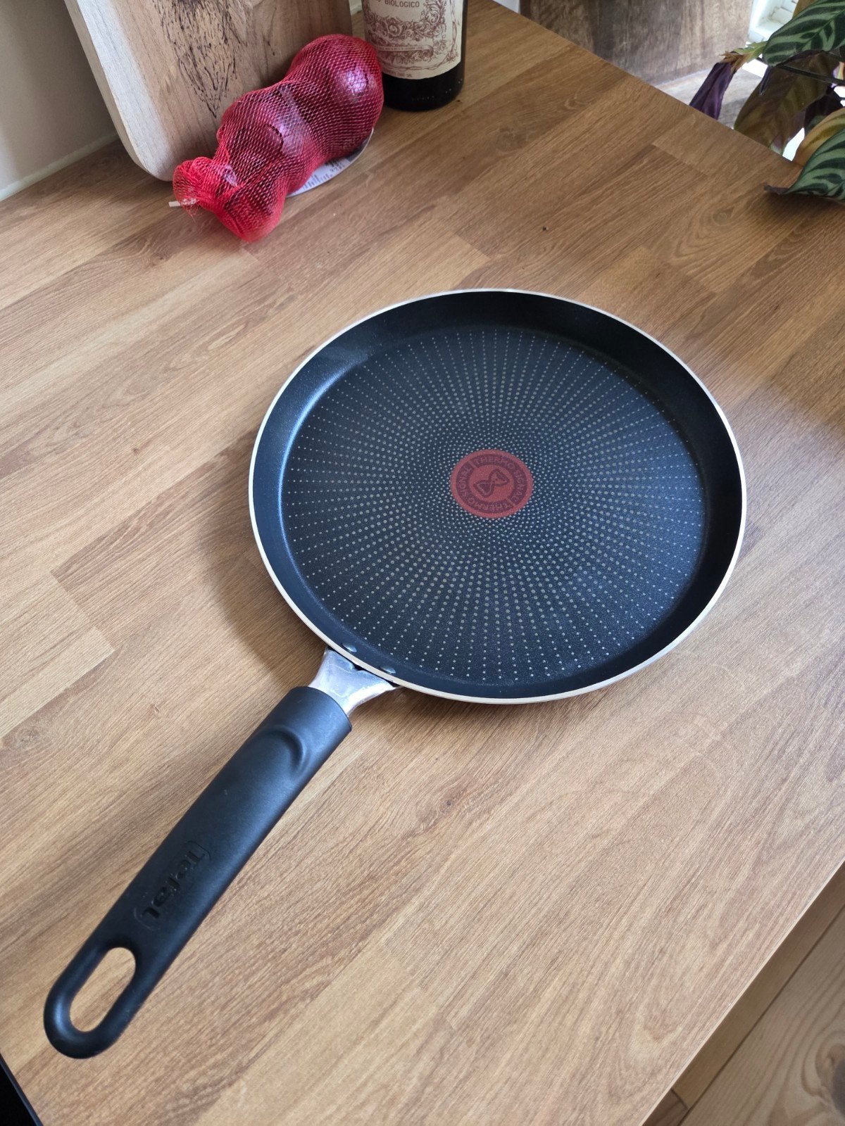 pannenkoekenpan tefal gas (nooit gebruikt), Ophalen, Nieuw, Rvs