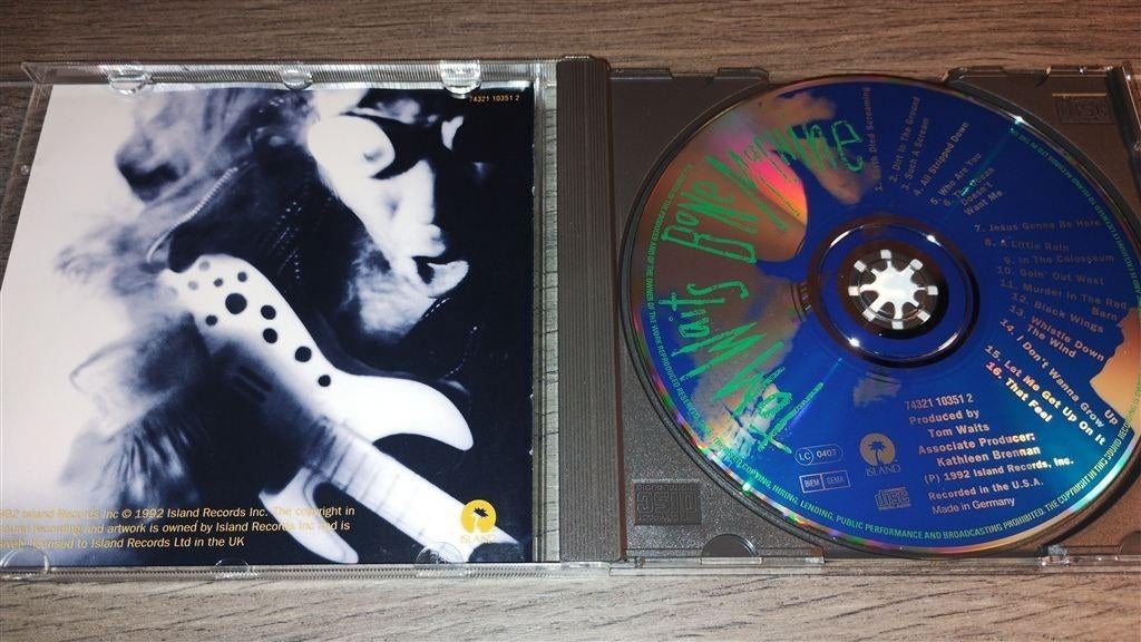 Tom Waits ‎– Bone Machine, Ophalen of Verzenden, 1980 tot heden, Zo goed als nieuw, Jazz