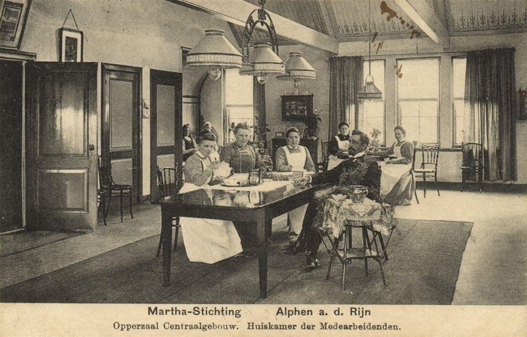 Martha-Stichting - Alphen a.d. Rijn - 1912 gelopen, Ophalen of Verzenden, Voor 1920, Gelopen, Zuid-Holland